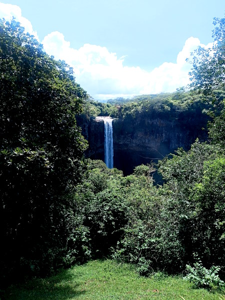 Mauritius Natur, Wasserfall. Ruhestand